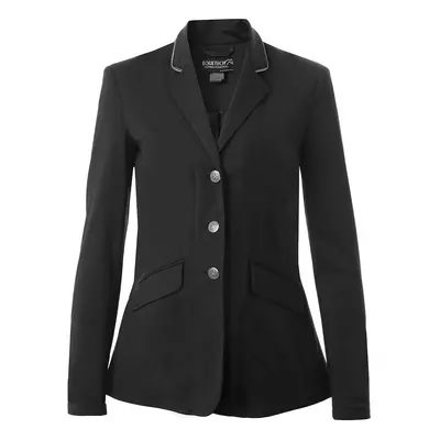 Girls' competition riding jacket in jersey Equetech Deluxe