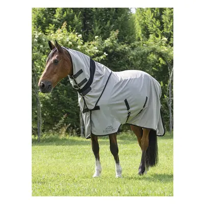 Anti-fly blanket with neck cover for horse Equiline Lemonfly