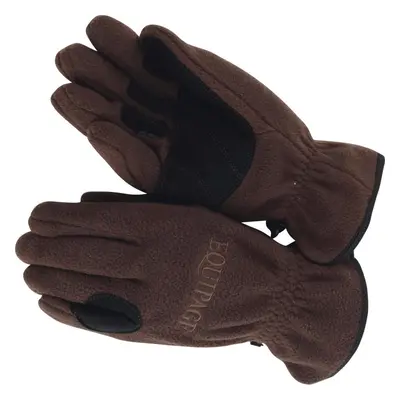 Children's fleece riding gloves Equipage