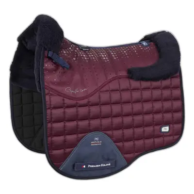 Merino wool dressage saddle pad for horses Premier Equine Capella CC Square