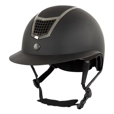 Riding helmet with polo visor BR Equitation Lambda Plus Painted