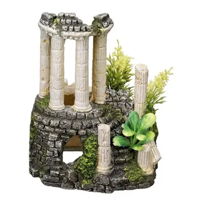 Aquarium decoration with antique columns and plants Nobby Pet