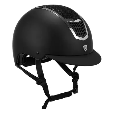 Riding helmet Equestro Eclipse Stone Mat Rowel Fitting