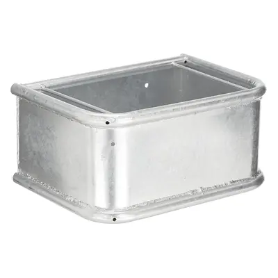 Galvanized rectangular feeder with cap Kerbl