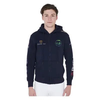 Hooded sweatshirt Equestro Multilogo