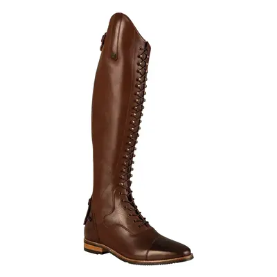 Riding boots with laces leather woman Premier Equine Maurizia Regular