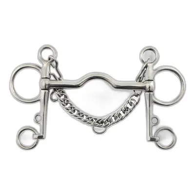 Medium pelham bit with curb chain Premier Equine