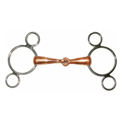 3-4 ring bit for horses Tattini Pessoa