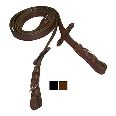 Simple horse reins in smooth leather Tattini