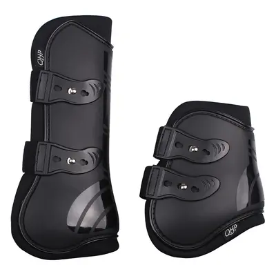 Front horse gaiter and open fetlock guard set QHP