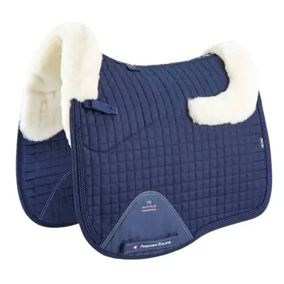 Merino wool dressage saddle pad for horses Premier Equine Capella CC Square