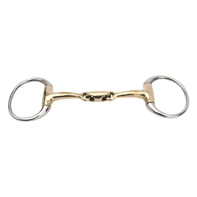 Two-ring snaffle bit with double joint gb Horka