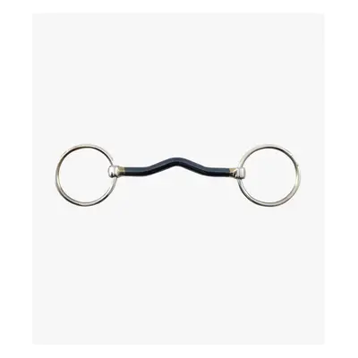 Straight curved blue horse shoe bit Premier Equine Sweet Iron