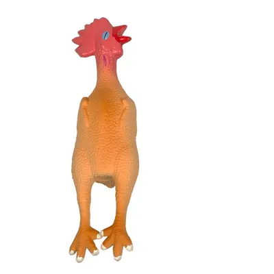 Latex squeaky chicken dog toy Duvoplus