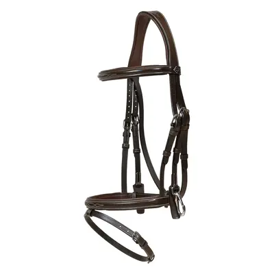 English-combined riding halter with snap cheeks Dy’on Flash