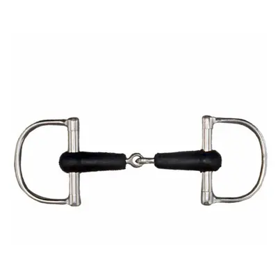 Verdun stainless steel snaffle bit with rubber barrels Tattini