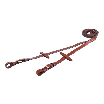 Non-slip canvas horse reins with round buckles BR Equitation