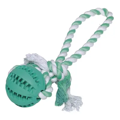 Rubber ball with rope for dogs Nobby Pet Dental Line