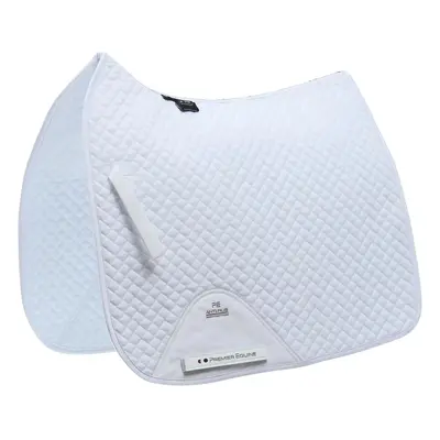 Dressage saddle pad in plain cotton Premier Equine Pony