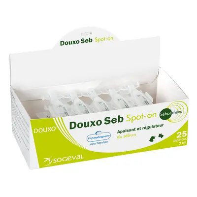 Pet care for dogs and cats Ceva Douxo Seborrhee Spot On (x25)