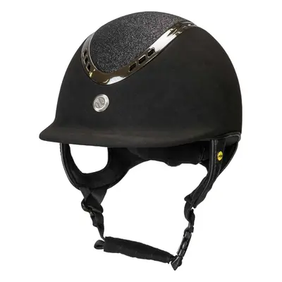 Microfiber riding helmet with knob Back on Track EQ3 Pardus