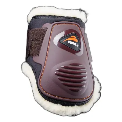 Tendon protector for rear horse eQuick eLight fluffy