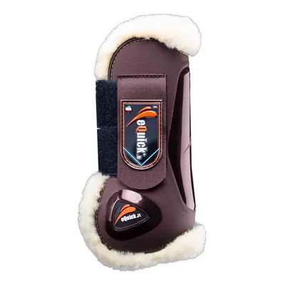 Front horse tendon protector eQuick eLight fluffy