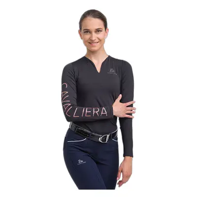 Women's high performance long sleeve riding shirt Cavalliera Rose Gold