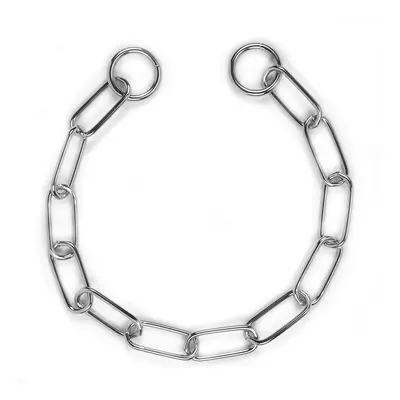 Chromium plated chain collar for dogs Kerbl