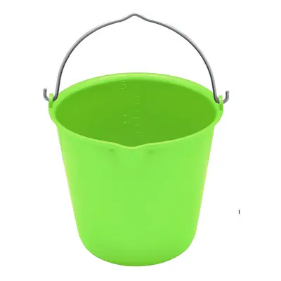 Flexible plastic stable bucket with metal handle V-Plast