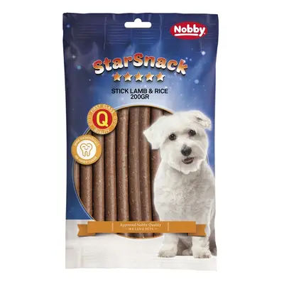 Dog treats Nobby Pet StarSnack Sticks Lamb & Rice 200 g