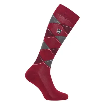 Checked riding socks Euro-Star Polygiene