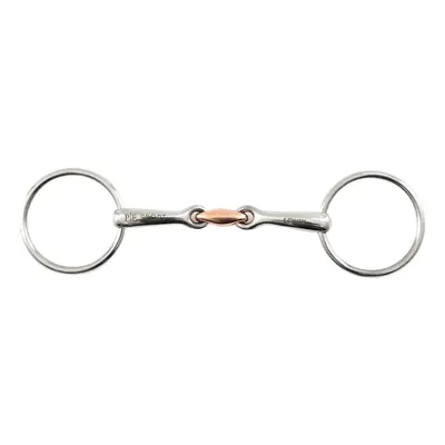 Double-breaded bit with copper pad Premier Equine