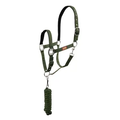 Halter and lead rope set with snap hook Premiere