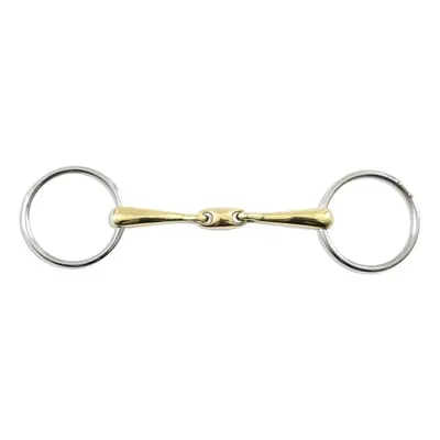 Brass olive bit for horses Premier Equine