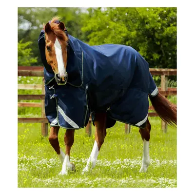 Outdoor horse blanket with neck cover Premier Equine Titan 40 g