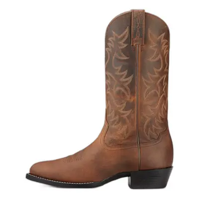 Leather western boots Ariat Heritage R Toe