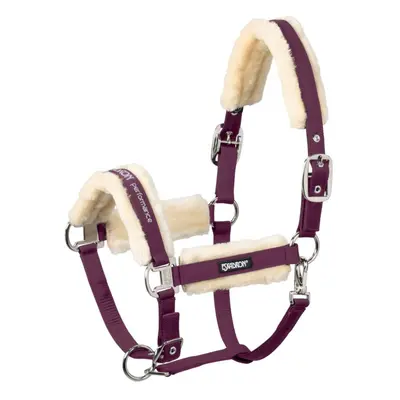 Double pin halter for horse in faux fur Eskadron