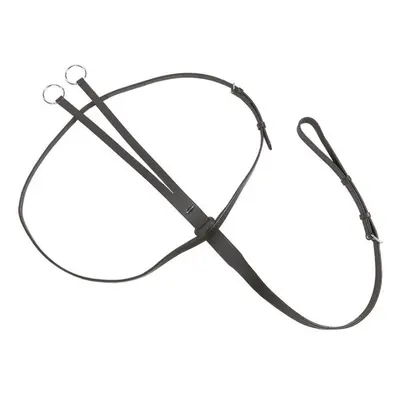 Leather martingale with rings Kavalkade