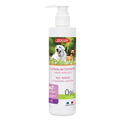 No-rinse cleaning fluid for dogs