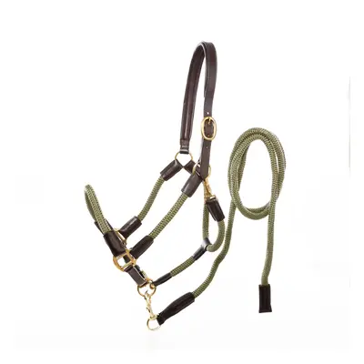 Leather halter with rope Kavalkade Cavo