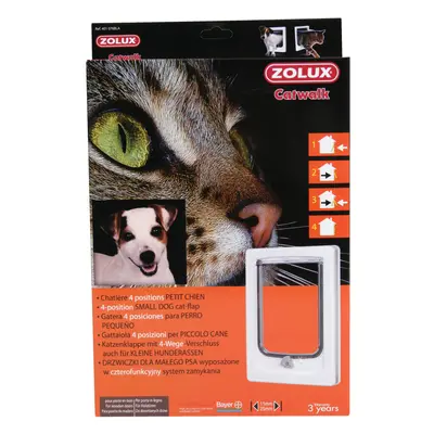 4-way wooden door cat flap for small dogs Zolux catwalk