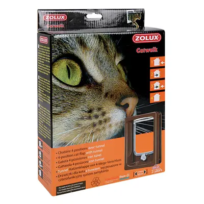 4-position cat flap with tunnel Zolux Catwalk