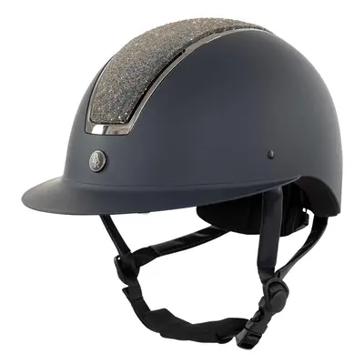 Riding helmet with polo visor BR Equitation Omega Glamourous