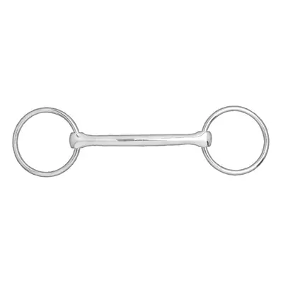 Two-ring snaffle bit for straight horse Horze