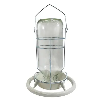 Bird water dispenser with glass insert Nobby Pet Omnia