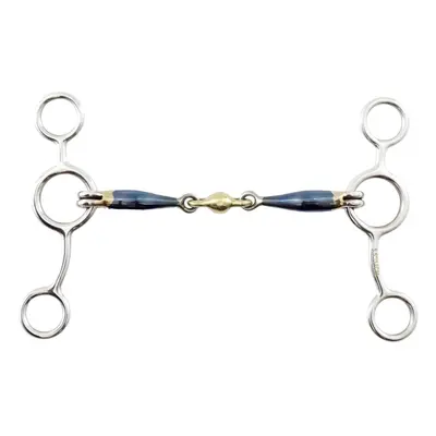 Jaw pessoa double brisure en fer bleu pour cheval Premier Equine