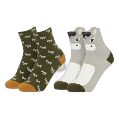 Children's equestrian character socks LeMieux Mini Donkey (x2)