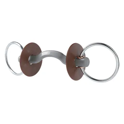 Stainless steel horse bit with tongue slot and ring, hard Beris Konnex