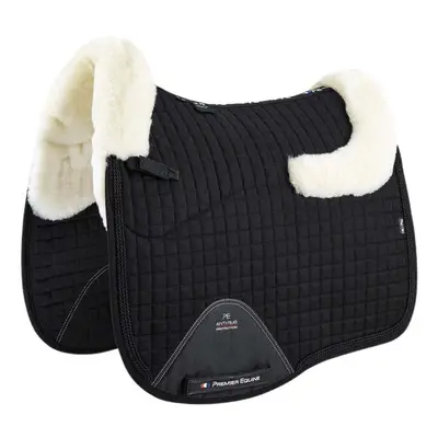 Merino wool dressage saddle pad for horses Premier Equine Capella CC Square